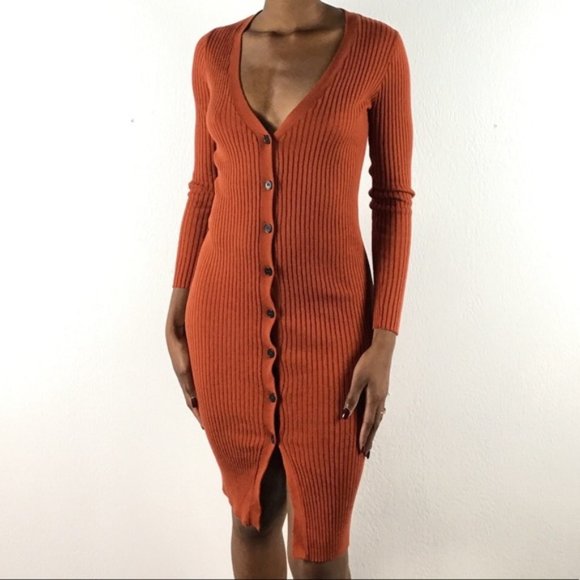 Forever 21 Dresses & Skirts - Forever 21 Plus Size Button Down Sweater Dress